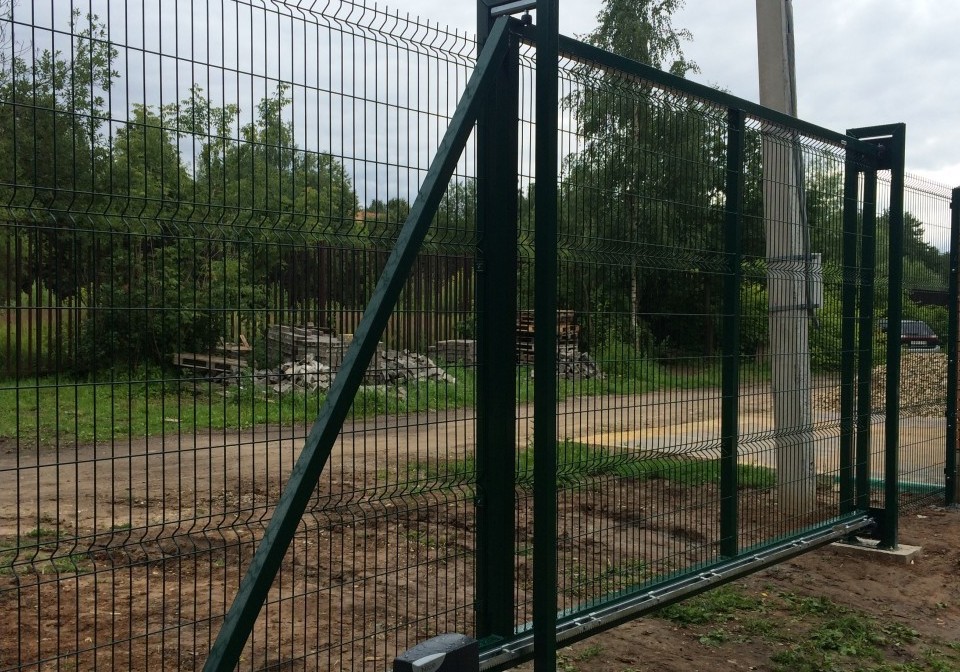  Ворота с 3D сеткой 